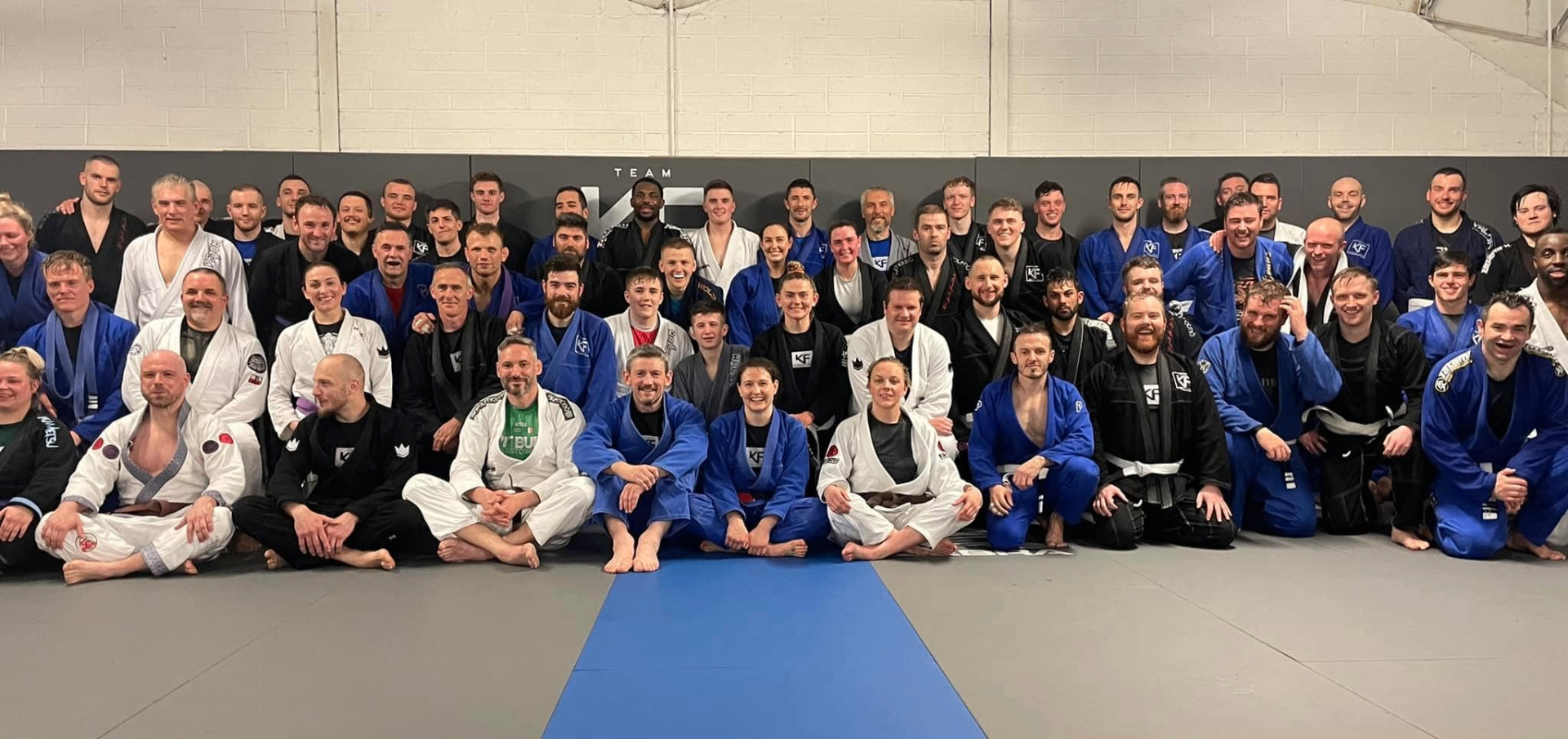 Team KF martial arts club members after a session